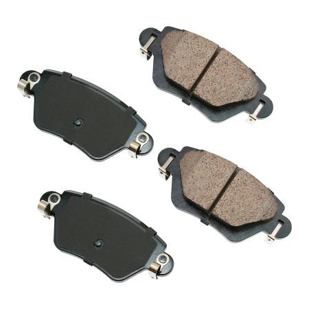 Akebono Akebono AKEUR911 EURO Ultra Premium Ceramic Disc Brake Pad Kit AKEUR911